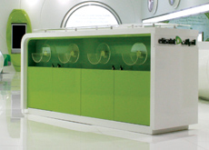 Fluid shapes and corporate colours build the Etisalat brand. Fluid shapes and corporate colours build the Etisalat brand.