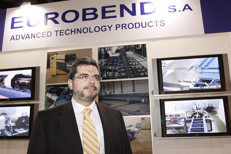 Eurobend sales and marketing director George Adamis said Eurobend had installed bases in more than 45 countries Eurobend sales and marketing director George Adamis said Eurobend had installed bases in more than 45 countries