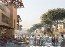 The masterplan comprises a series of clustered communities with private courtyards The masterplan comprises a series of clustered communities with private courtyards