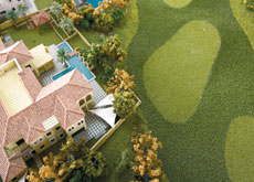 The courses were designed before the real estate element. The courses were designed before the real estate element.
