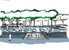 The landscape design of Iris Bay Tower in Business Bay is one of Atkin's major projects in Dubai. The landscape design of Iris Bay Tower in Business Bay is one of Atkin's major projects in Dubai.