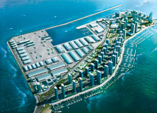 Artist's impression of Dubai Maritime City. Artist's impression of Dubai Maritime City.