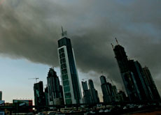 Dubai has suffered several fires in 2008. (Getty Images) Dubai has suffered several fires in 2008. (Getty Images)