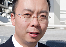 immy Pan, vice general manager of Zoomlion, which hopes to expand its business in the Gulf. immy Pan, vice general manager of Zoomlion, which hopes to expand its business in the Gulf.