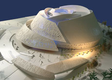 Model of the Massar Children's Discovery Centre. Model of the Massar Children's Discovery Centre.
