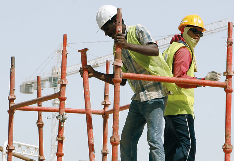 Scaffolding should be thoroughly inspected before use experts say. Scaffolding should be thoroughly inspected before use experts say.