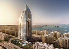 A view of the southwestern facade of TIHT. (Nakheel) A view of the southwestern facade of TIHT. (Nakheel)