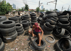 Some tyres should never go near a truck?s axle again as heat breaks the rubber down Some tyres should never go near a truck?s axle again as heat breaks the rubber down