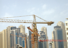The oft-quoted myth that a third of the world's tower cranes are in Dubai is questioned The oft-quoted myth that a third of the world's tower cranes are in Dubai is questioned