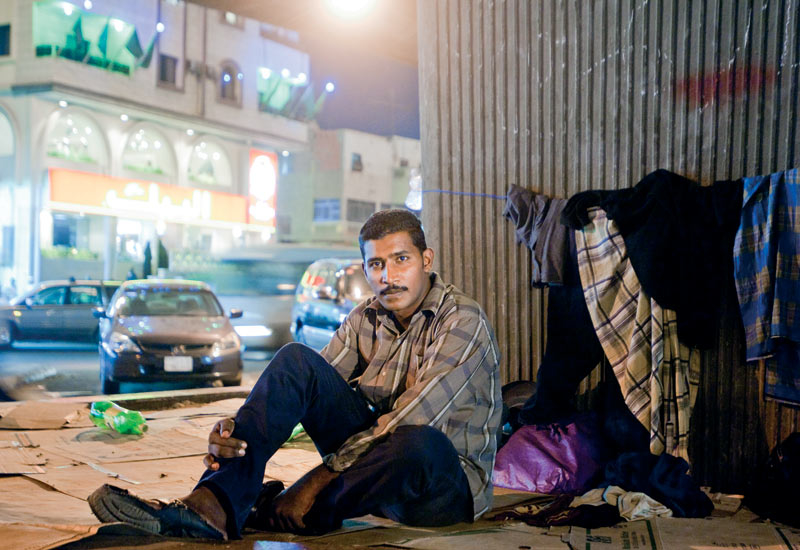 Sudhakaran says he is waiting for the Saudi police to pick him up and deport him back home. Sudhakaran says he is waiting for the Saudi police to pick him up and deport him back home.