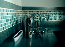 Bahia Grey Slate mixed mosaics from Original Style. Bahia Grey Slate mixed mosaics from Original Style.