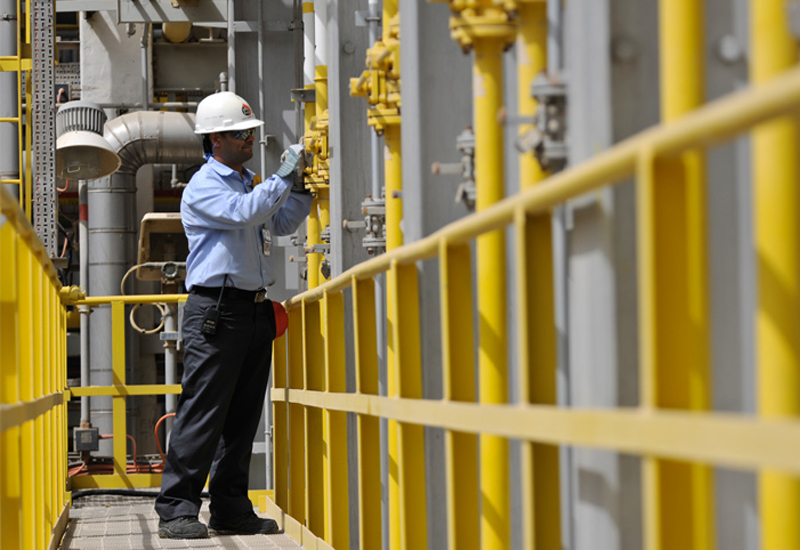 Construction work like Bapco's modernisation drive has fulled talk of economic growth. Construction work like Bapco's modernisation drive has fulled talk of economic growth.