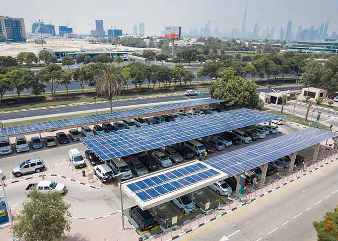 Dewa Commissions Two Solar Carports Projects And Tenders