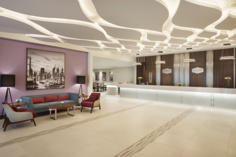 Hampton by Hilton at Dubai International Airport is the largest property in its global portfolio. Hampton by Hilton at Dubai International Airport is the largest property in its global portfolio.