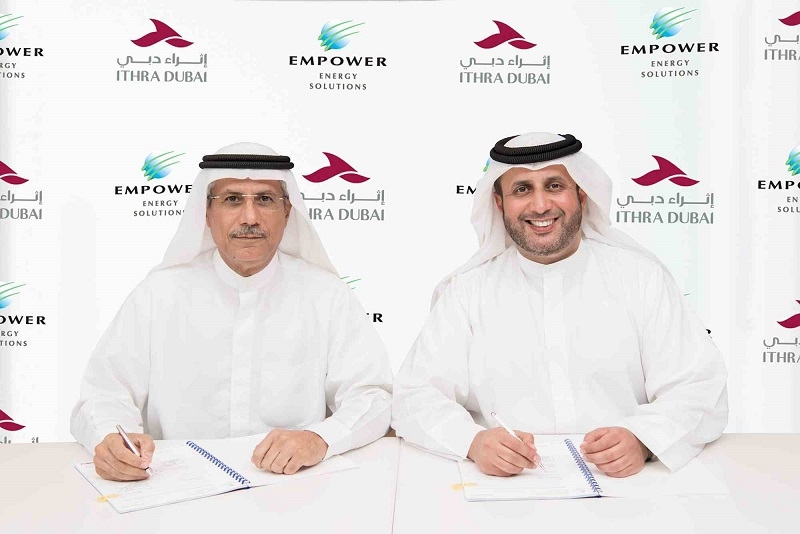 Issam Galadari, director and chief executive officer of Ithra Dubai and Ahmad Bin Shafar, chief executive officer of Empower at the MOU signing. Issam Galadari, director and chief executive officer of Ithra Dubai and Ahmad Bin Shafar, chief executive officer of Empower at the MOU signing.