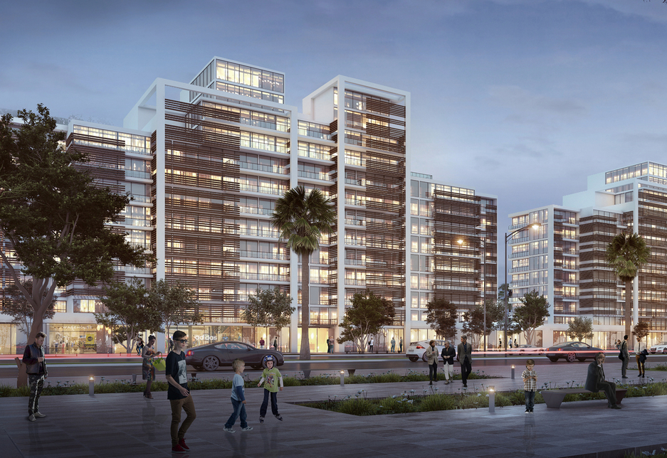 A rendering of The Misk Apartments within Arada's Aljada megaproject in Sharjah. A rendering of The Misk Apartments within Arada's Aljada megaproject in Sharjah.