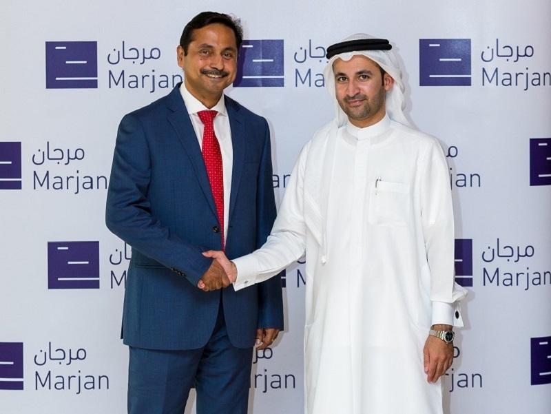L-R: Richard Menezes with Marjan's managing director and chief executive officer, Abdulla Al Abdouli. L-R: Richard Menezes with Marjan's managing director and chief executive officer, Abdulla Al Abdouli.