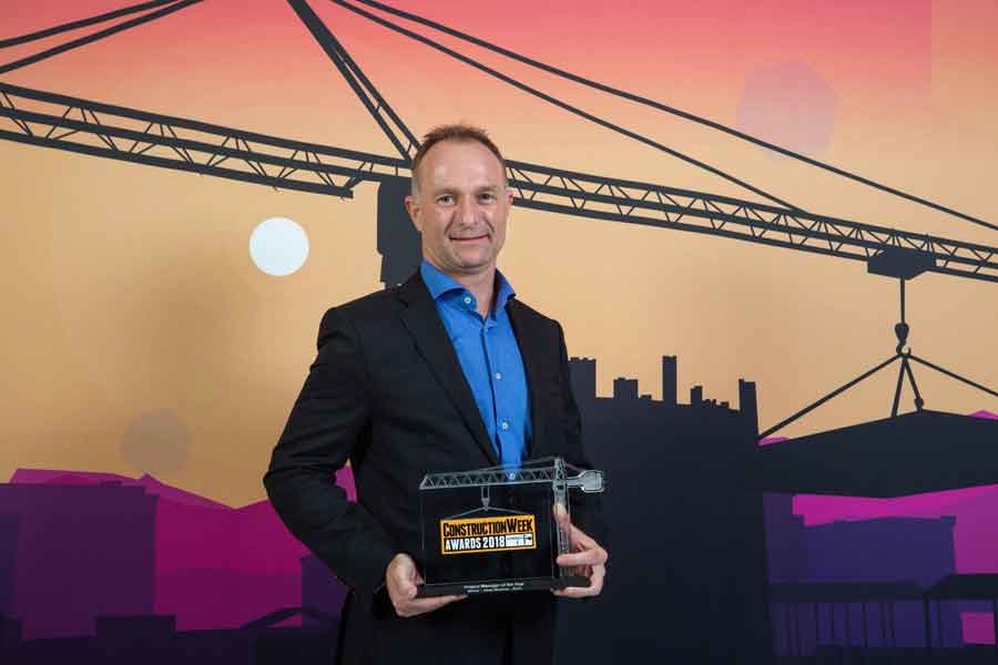 Johan Moolman is Construction Week's Project Manager of the Year for 2018. Johan Moolman is Construction Week's Project Manager of the Year for 2018.
