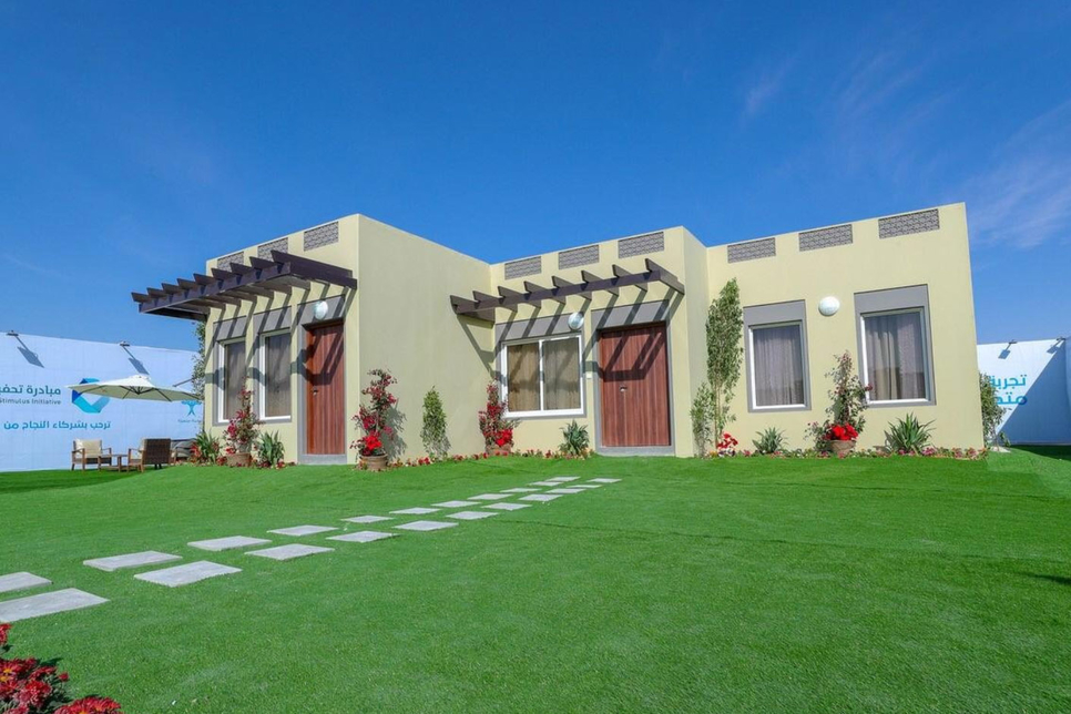 Saudi Arabia has built a house in two days using modular concrete. Saudi Arabia has built a house in two days using modular concrete.