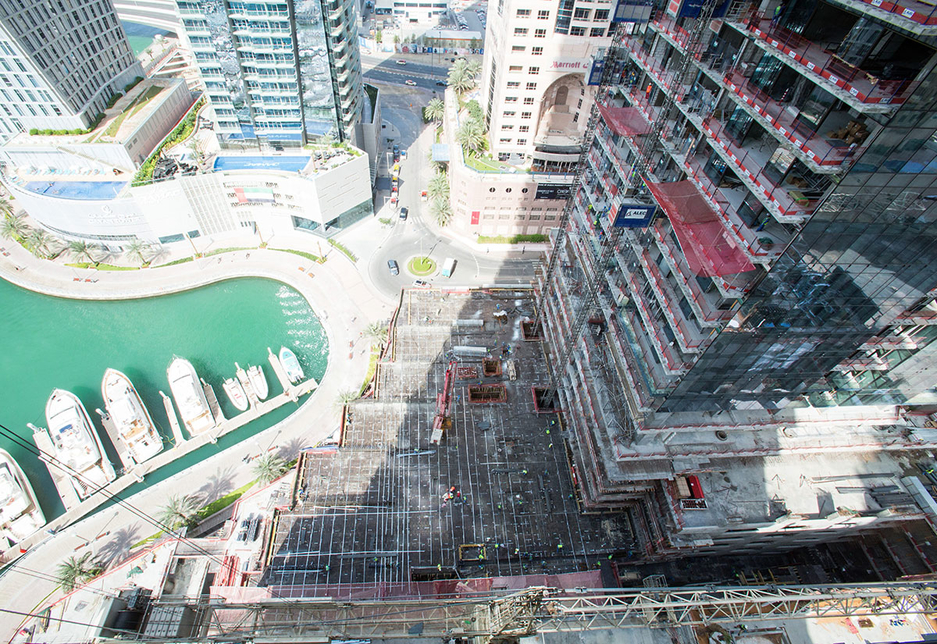 Marina Gate is located in a prime spot of Dubai Marina and is being built by UAE contractor ALEC. Marina Gate is located in a prime spot of Dubai Marina and is being built by UAE contractor ALEC.