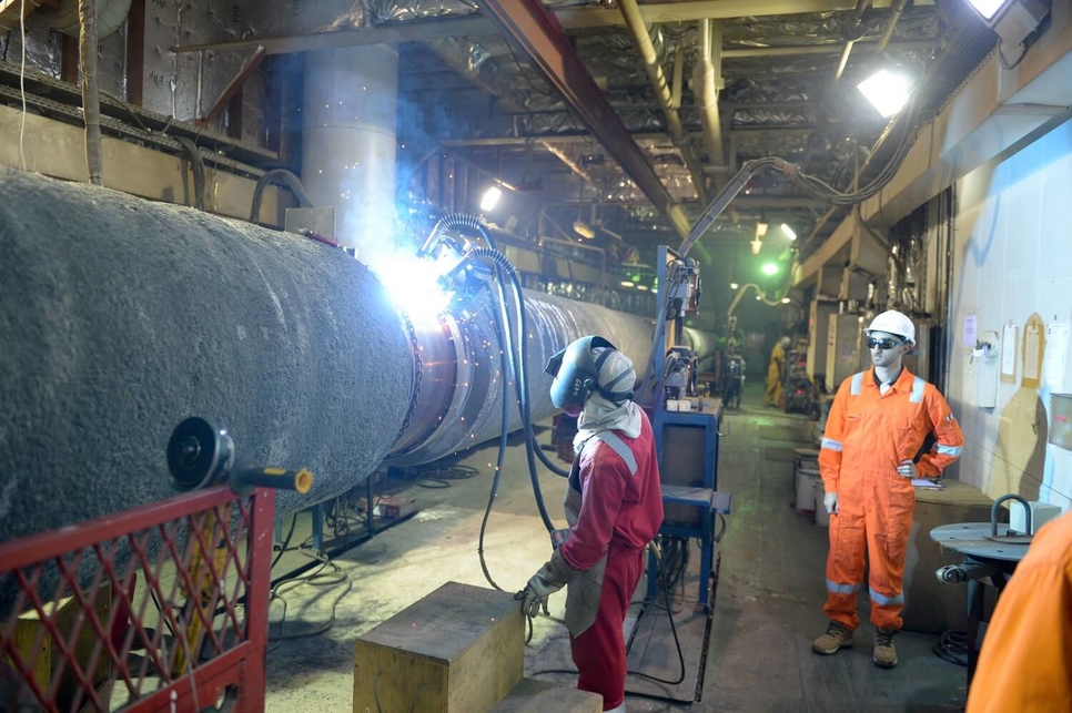 Work is well under way on the Al-Zour refinery in Kuwait. Work is well under way on the Al-Zour refinery in Kuwait.