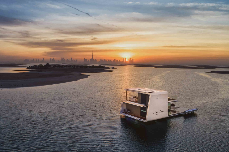 The Heart of Europe's floating homes in Dubai. The Heart of Europe's floating homes in Dubai.