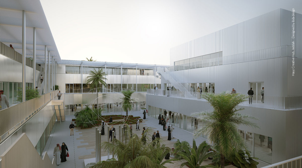 Hayy: Creative Hub is being developed in Jeddah by Art Jameel. Hayy: Creative Hub is being developed in Jeddah by Art Jameel.