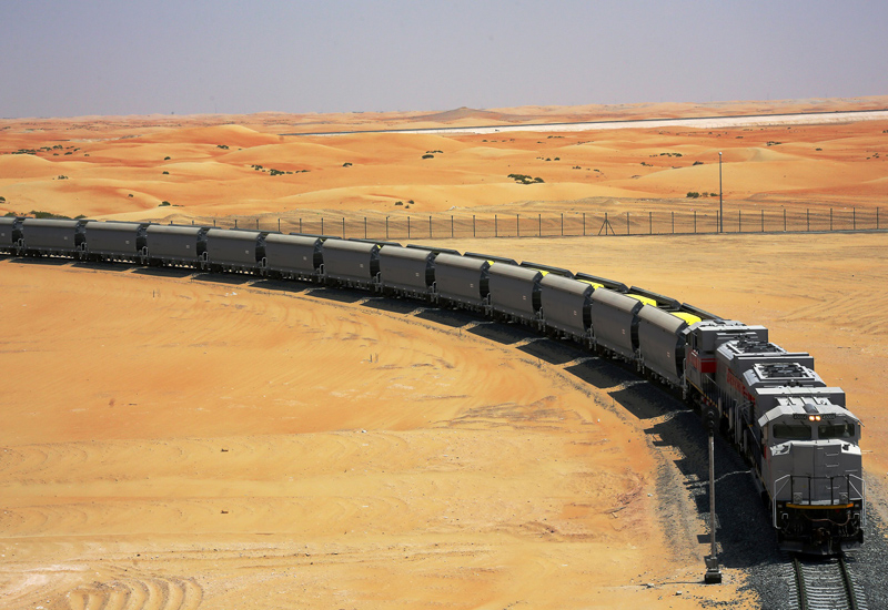 A logistics facility will be developed for Etihad Rail's Saudi Arabia-bound goods. A logistics facility will be developed for Etihad Rail's Saudi Arabia-bound goods.