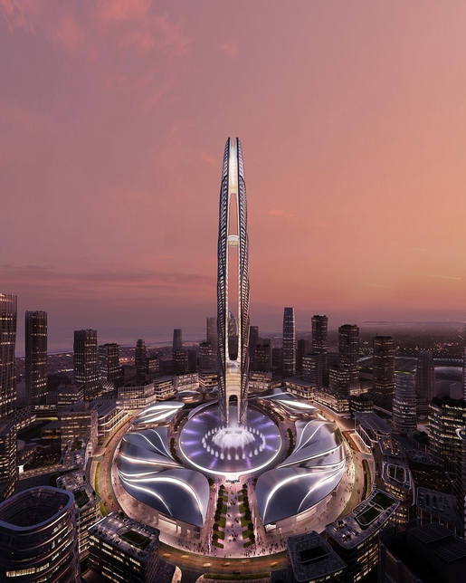 Burj Jumeira is a 550m-tall structure that was unveiled on 31 January, 2019 in Dubai. Burj Jumeira is a 550m-tall structure that was unveiled on 31 January, 2019 in Dubai.
