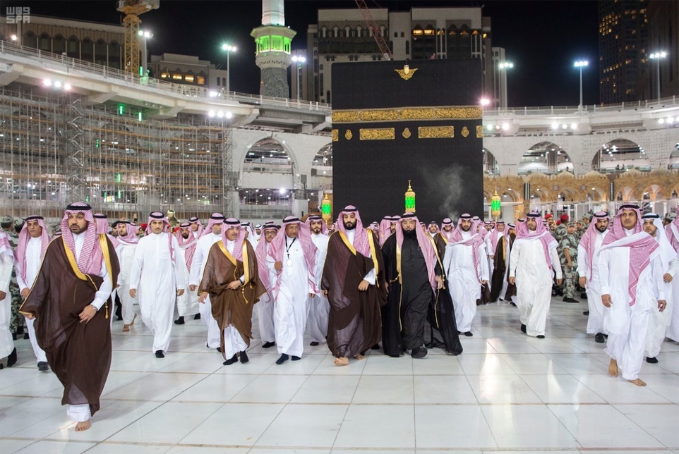 Saudi Arabia's Crown Prince Mohammed bin Salman briefed on Makkah Grand Mosque Third Expansion. Saudi Arabia's Crown Prince Mohammed bin Salman briefed on Makkah Grand Mosque Third Expansion.