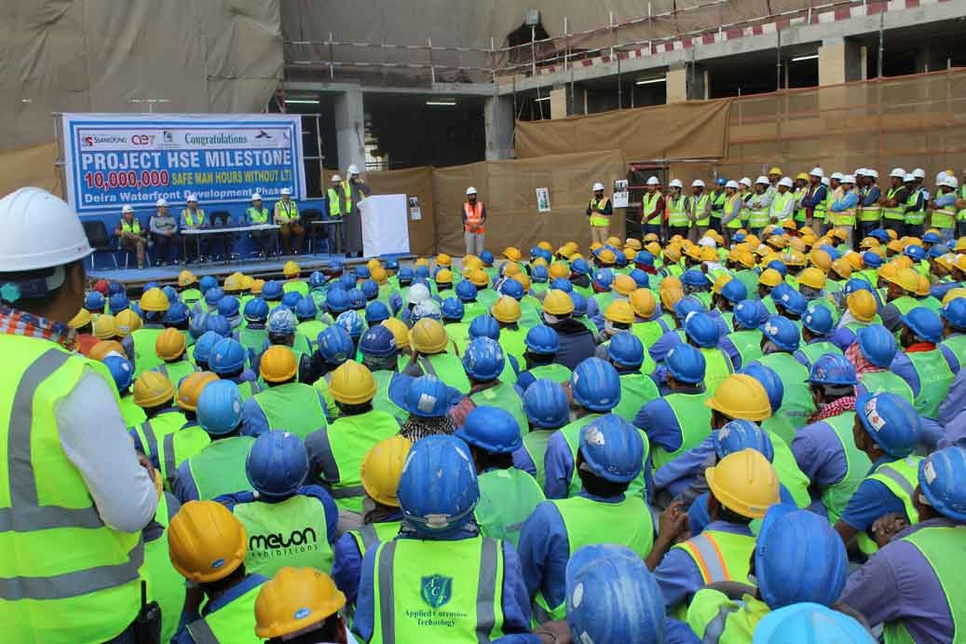 The Ssangyong-Trojan JV has achieved a major HSE milestone on Ithra Dubai's Deira Enrichment Project. The Ssangyong-Trojan JV has achieved a major HSE milestone on Ithra Dubai's Deira Enrichment Project.