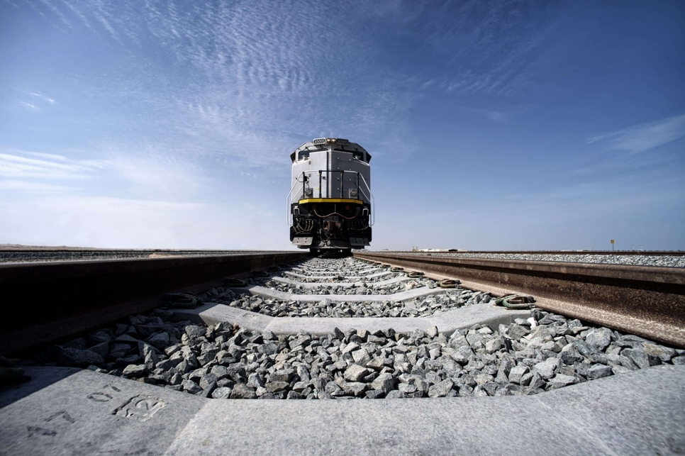 Etihad Rail will be linked with Khalifa Port in Abu Dhabi. Etihad Rail will be linked with Khalifa Port in Abu Dhabi.