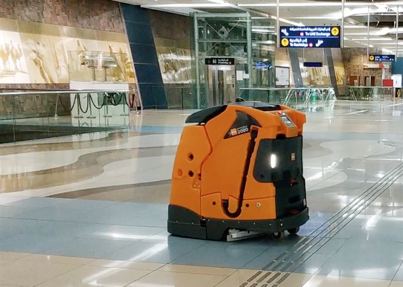RTA has started using robots to clean Dubai Metro stations in its latest technology push. RTA has started using robots to clean Dubai Metro stations in its latest technology push.
