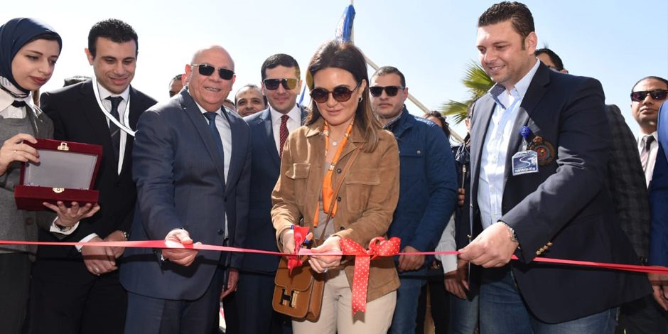Egypt’s Dr Sahar Nasr inaugurated two factories owned by Japan's Sumitomo in Port Said. Egypt’s Dr Sahar Nasr inaugurated two factories owned by Japan's Sumitomo in Port Said.
