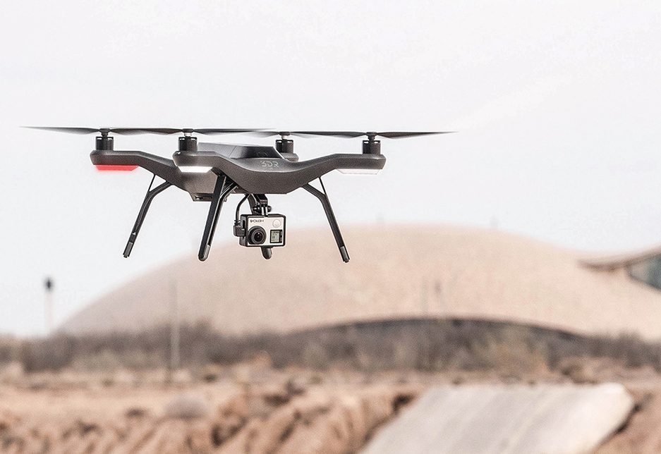 Drones are being used to monitor construction sites. Drones are being used to monitor construction sites.