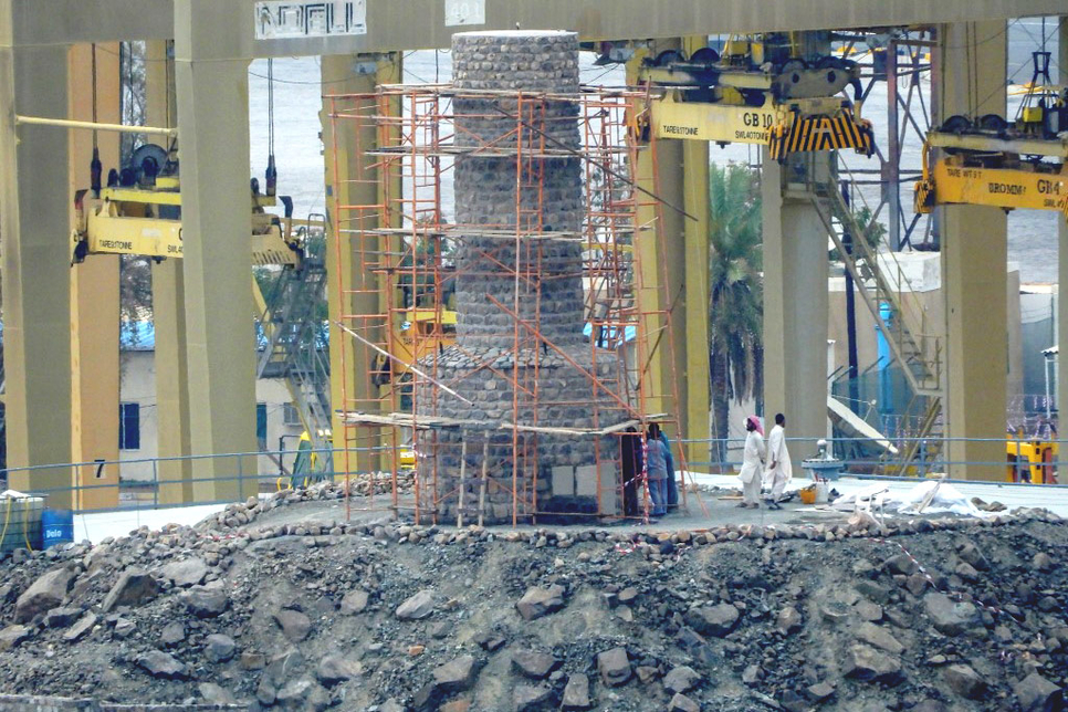 Heritage structures have been restored in Khor Fakkan, Sharjah. Heritage structures have been restored in Khor Fakkan, Sharjah.