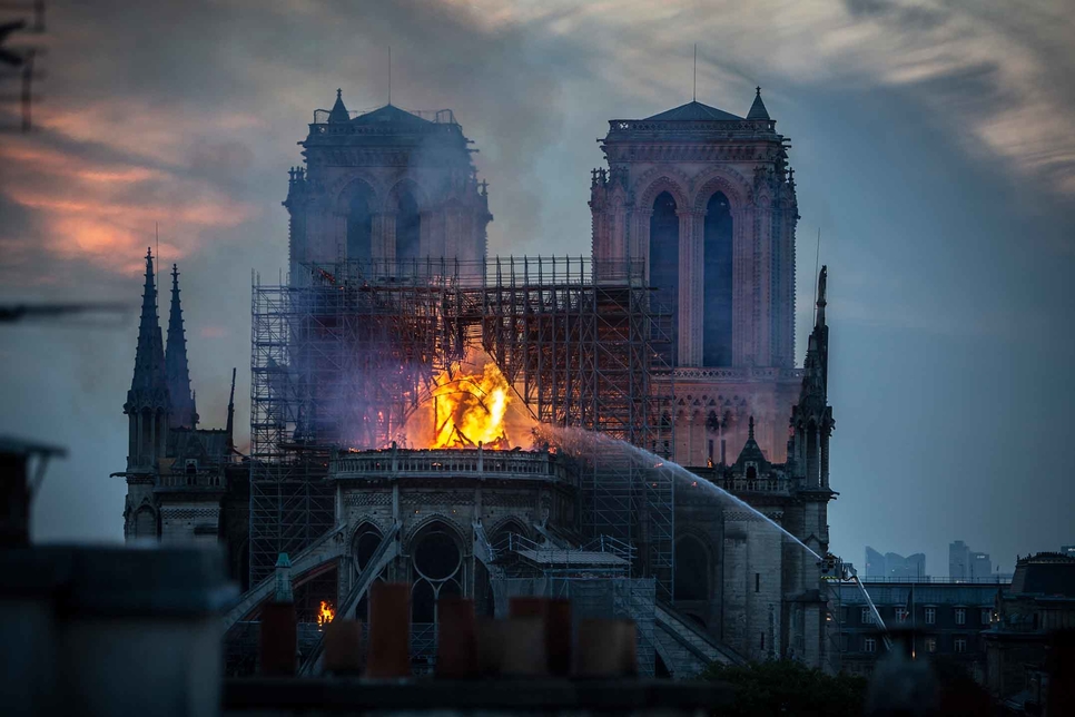 Notre-Dame de Paris caught fire on 15 April. Notre-Dame de Paris caught fire on 15 April.