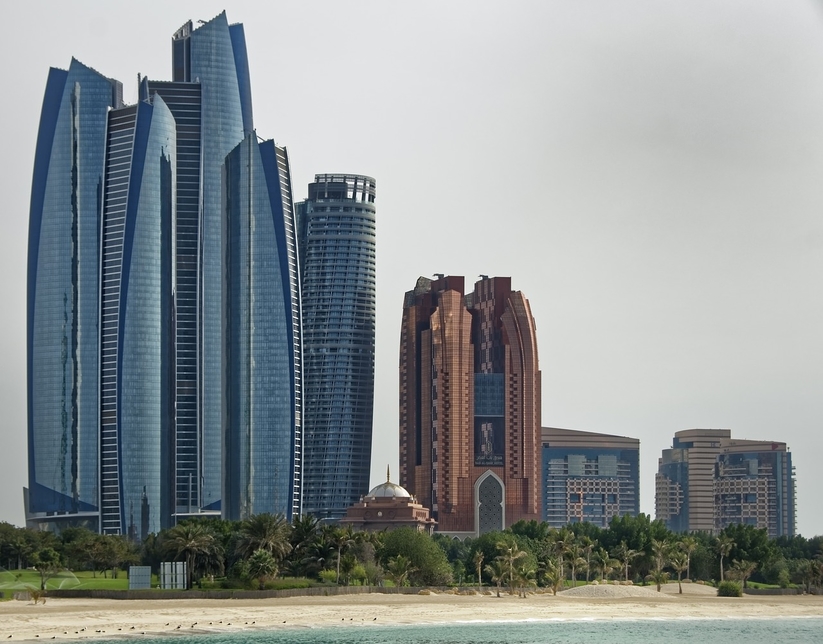 Skyline of Abu Dhabi. Skyline of Abu Dhabi.
