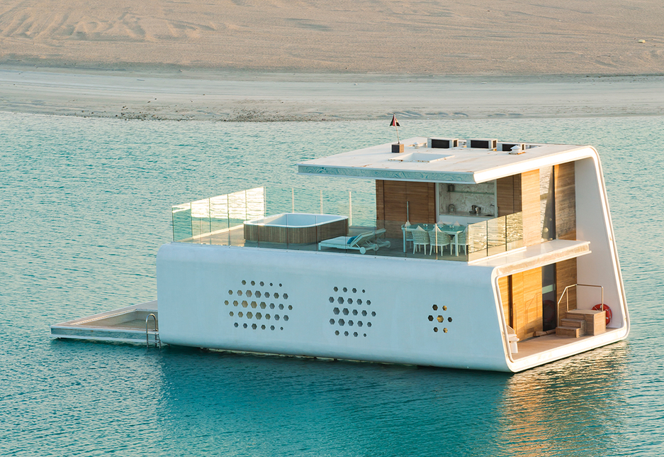 The floating Seahorse Villas each feature 61m2 of coral garden. The floating Seahorse Villas each feature 61m2 of coral garden.