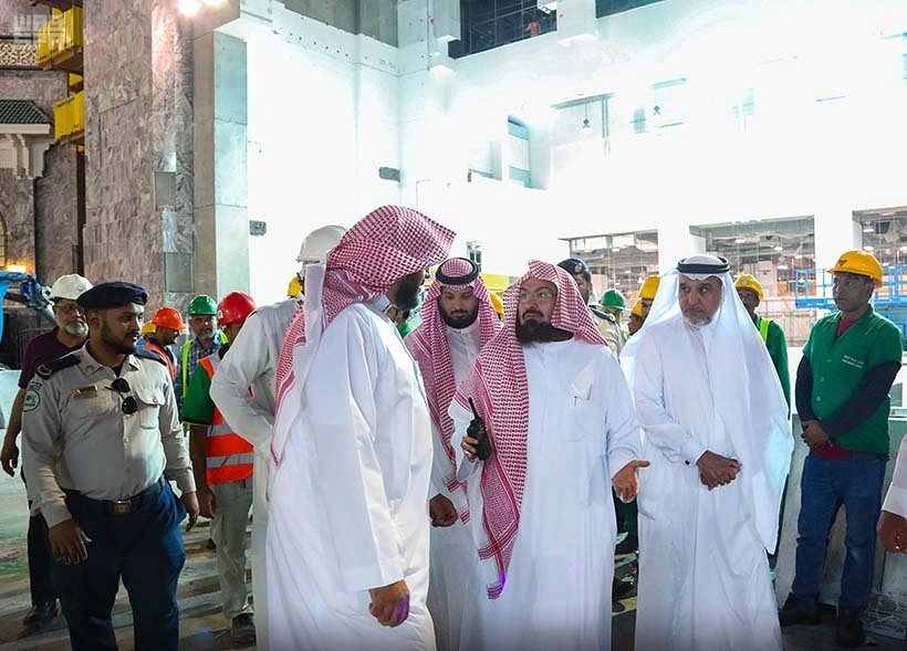 Sheikh Abdurahman Al-Sudais toured the King Abdulaziz Gate at Makkah Grand Mosque. Sheikh Abdurahman Al-Sudais toured the King Abdulaziz Gate at Makkah Grand Mosque.