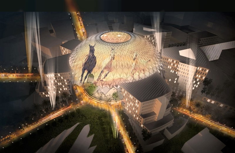 Al Wasl Plaza is the centrepiece of Expo 2020 Dubai's site. Al Wasl Plaza is the centrepiece of Expo 2020 Dubai's site.