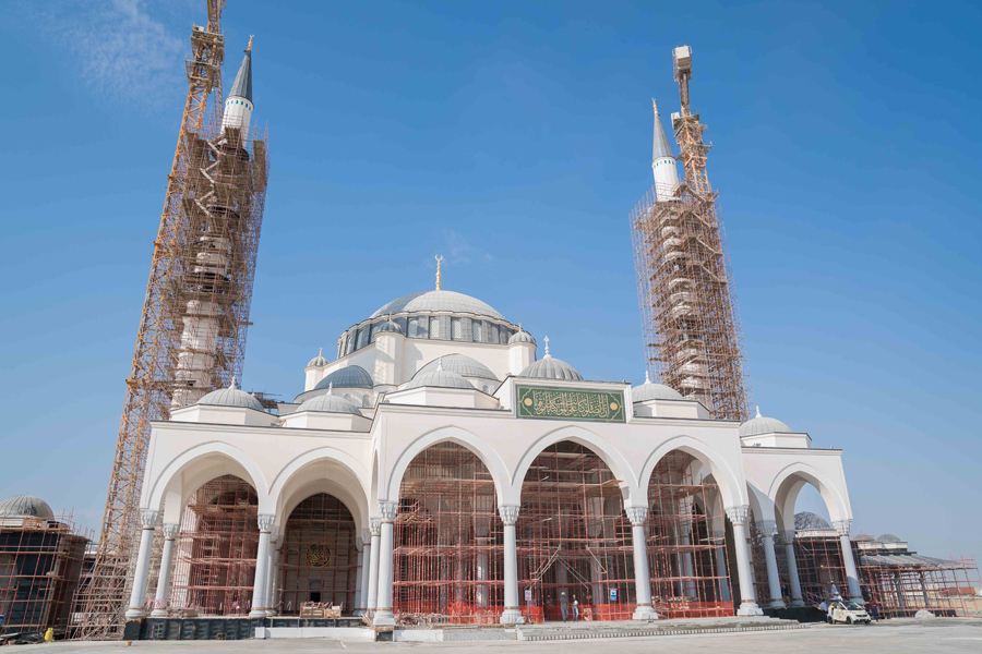 Sharjah Mosque was opened in May 2019. Sharjah Mosque was opened in May 2019.