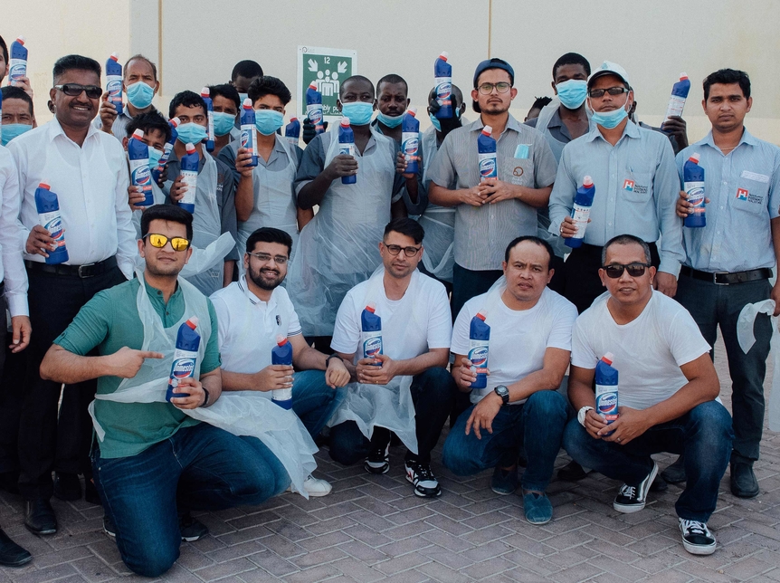 Domestos cleaned 150 toilets in Mayar. Domestos cleaned 150 toilets in Mayar.