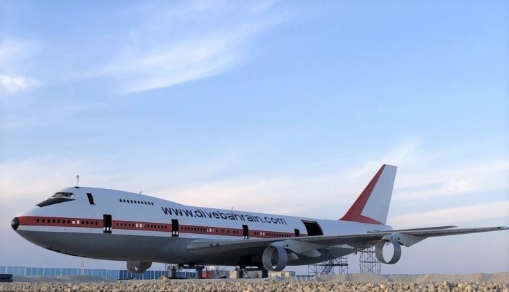Bahrain's underwater theme park will feature a Boeing 747. Bahrain's underwater theme park will feature a Boeing 747.