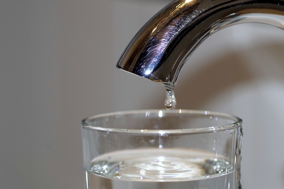 A pipe leak caused water contamination in Ajman. A pipe leak caused water contamination in Ajman.