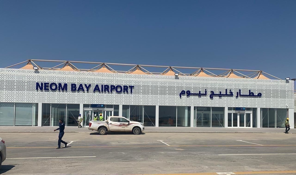 Saudia is operating at Neom Bay Airport. Saudia is operating at Neom Bay Airport.