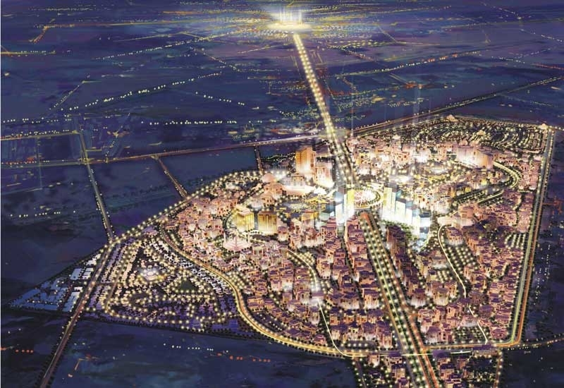 Aerial view of KEC in Madinah, Saudi Arabia. Aerial view of KEC in Madinah, Saudi Arabia.