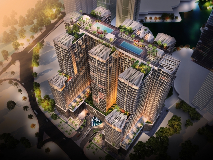 Seven Tides' Se7en City homes in JLT, Dubai. Seven Tides' Se7en City homes in JLT, Dubai.