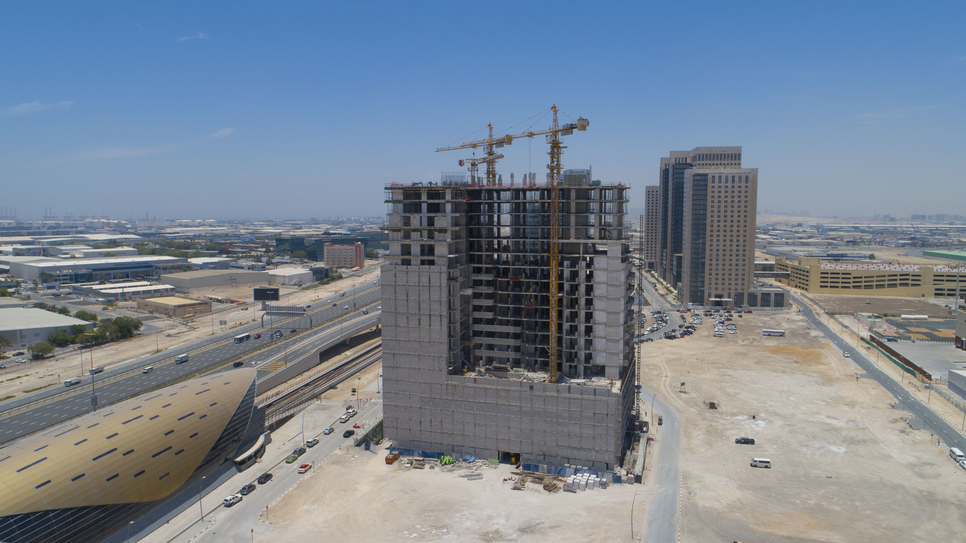 Azizi Aura is the only freehold residential building in Downtown Jebel Ali. Azizi Aura is the only freehold residential building in Downtown Jebel Ali.