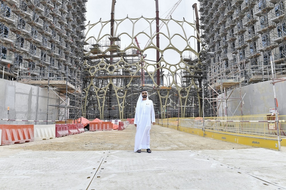 Sheikh Mohammed visited the Expo 2020 Dubai site. Sheikh Mohammed visited the Expo 2020 Dubai site.